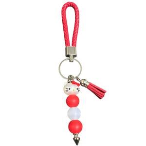 Red Hello Kitty bag Charm, wristlet or Key chain. Brand New